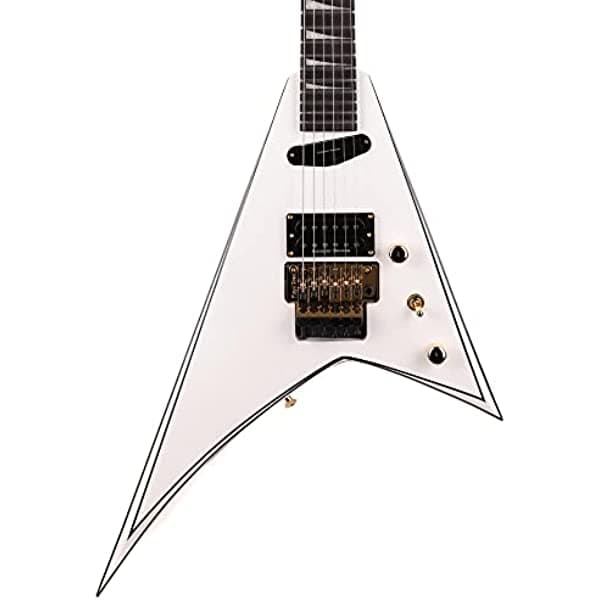 Jackson Concept Series Rhoads RR24 HS Blanco con rayas negras JCPRR24HSWHWBLKPIN