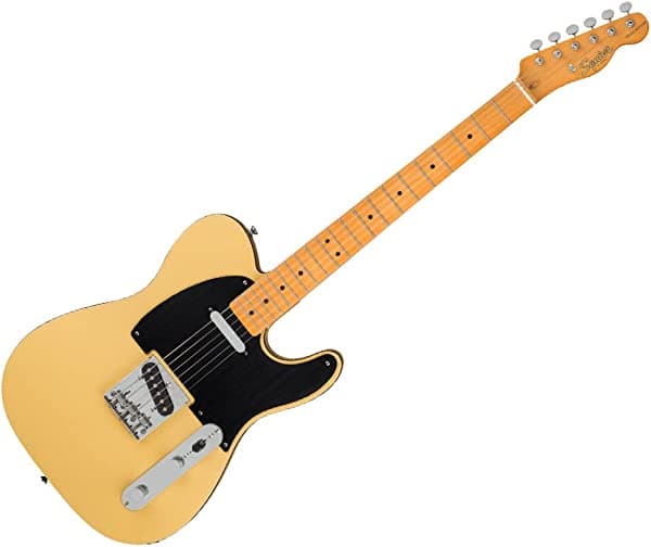 Squier Guitarra eléctrica Telecaster Edición Vintage 40 Aniversario (rubio vintage satinado) 379501507