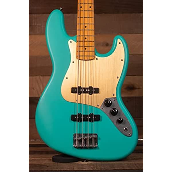 Squier Bajo de 4 cuerdas, derecha, verde marino (379540549)