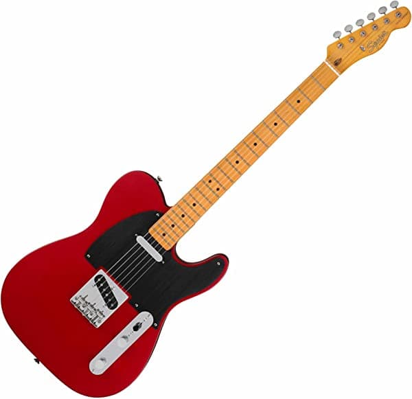 Squier Guitarra eléctrica de cuerpo sólido de 6 cuerdas, derecha (379501554)