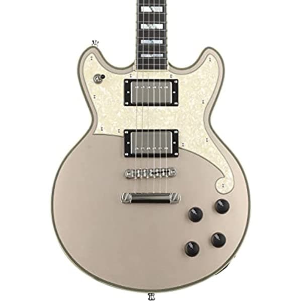 D'Angelico Deluxe Brighton - Guitarra eléctrica - Oro desierto con tope
