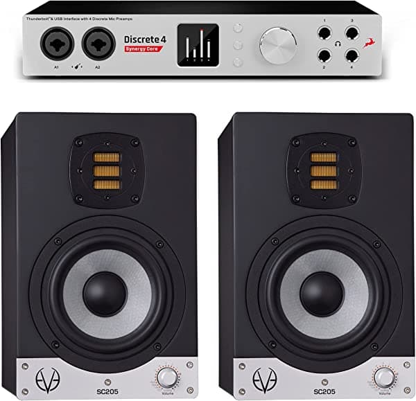 Discrete 4 Synergy Core Bundle con Eve Audio SC205 Monitor Pair DISCRETE4SYNCOREBUNDLE