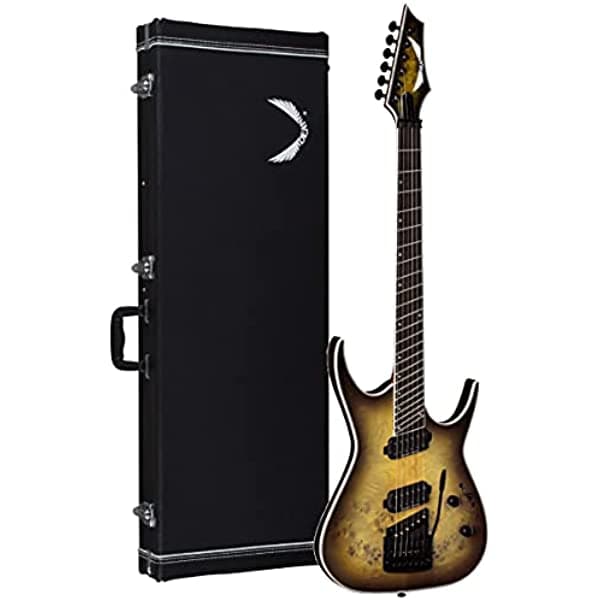 Dean Exile Select Multiscale Kahler - Guitarra eléctrica, ébano, acabado satinado natural negro burst EXILE SEL MS K SNBB