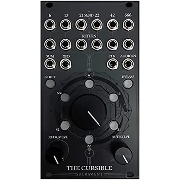 Erica Synths Los Cursible 6-Channel Morphing Efectos Enviar Eurorack Módulo
