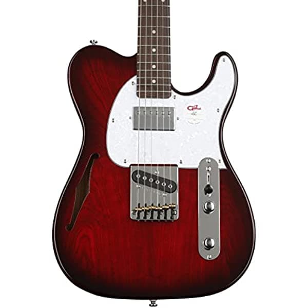 G&L Guitars G&L Tribute ASAT Classic Bluesboy - Guitarra eléctrica semihueca - Redburst GGL TASCBSH-RDB-R
