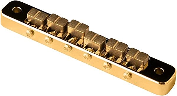 PRS Puente de dos piezas con tachuelas y ruedas de pulgar oro 4470 | 66875