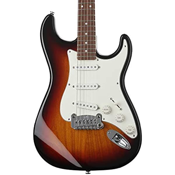 G&L Guitars G&L Fullerton Deluxe Legacy Guitarra Eléctrica - 3 Tonos Sunburst con Diapasón Caribe de Palisandro