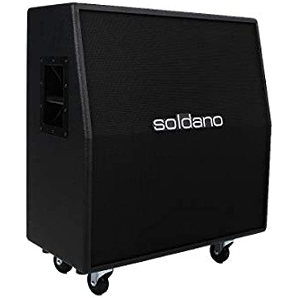 Soldano 412 - Armario de extensión (3.9 x 11.8 in), color negro