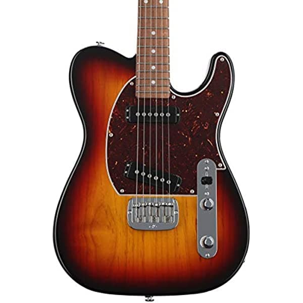 G&L Guitars G&L Fullerton Deluxe ASAT - Guitarra eléctrica especial de 3 tonos FDASP-3TS-CR