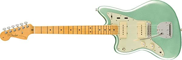 Fender American Professional II Jazzmaster zurdo - Mystic Surf Green con diapasón de arce 113982718