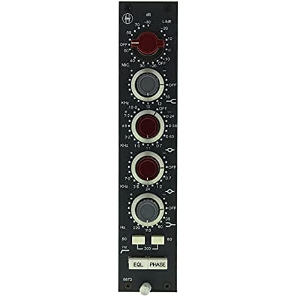 Heritage Audio 6673 80 Series Preamplificador de micrófono con ecualizador de 4 bandas HHA6673XX