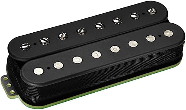 DiMarzio Eclipse 8 Javier Reyes - Micrófono de mástil (neck pickup) (8 cuerdas), color negro DP813