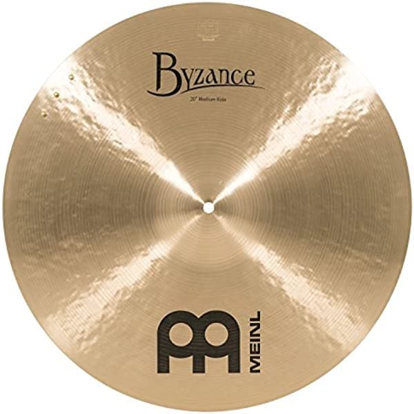 Meinl Cymbals b20mr-s Byzance 20-Inch tradicionales Medium Ride con tres remaches