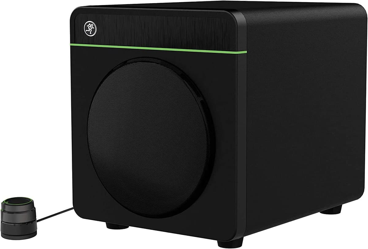 Mackie CR-X Series, Subwoofer Multimedia de 8 Pulgadas y 200w con Sonido de Calidad Profesional de Estudio, Bluetooth y Control de Volumen de Escritorio (CR8S-XBT)