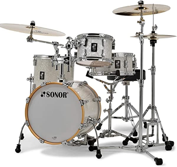 Sonor AQ2 SAFARI Shell Pack - Set de Batería Compacta, Calidad Profesional para Estudio y Escenarios AQ2-SAFARIWMCWHP