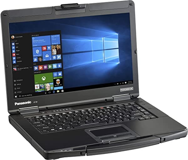 Amazon Renewed Panasonic Toughbook CF-54, Intel Core i5-5300U @2.30GHz, pantalla táctil HD 14.0", 8 GB, SSD de 256 GB, WiFi, Bluetooth, Windows 10 Pro (reacondicionado)
