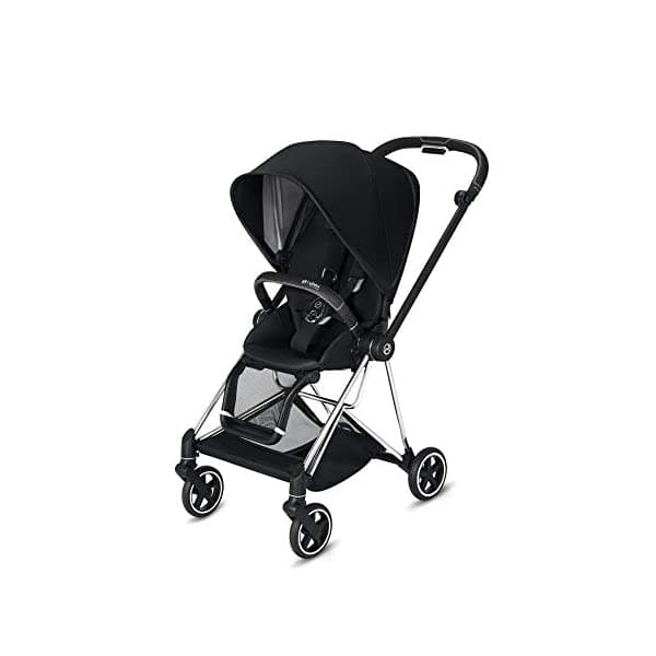 Cybex Mios - Cochecito de bebé (estructura cromada/negra y asiento negro) 519003545