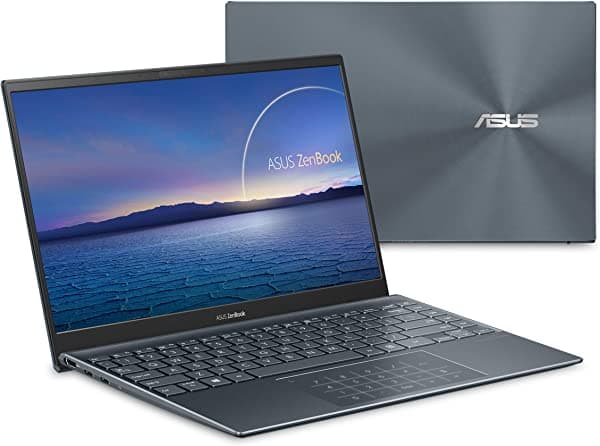 Amazon Renewed ASUS ZenBook 14 - Notebook ultradelgada 14" Full HD NanoEdge sin bisel, Intel Core i7-1065G7, 8GB RAM, 512GB PCIe SSD, NumberPad, Thunderbolt 3, Windows 10 Home, gris pino, UX425JA-EB71 (reacondicionado) UX425JA-EB71-cr