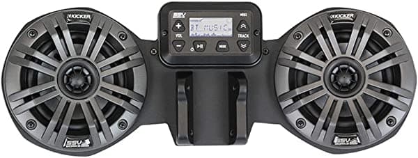 SSV Works RKR-2K Carenado frontal altavoces de 4" + receptor Bluetooth para CAN-AM RYKER