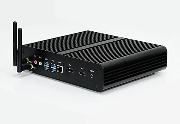 KINGDEL Intel i7 6ª generación SKYLAKE CPU Mini PC de escritorio, 4K HTPC con 16 GB de RAM, SSD de 512 GB, 4096x2304, HD, DP, 4 USB 3.0, lector de tarjetas, funda metálica, Windows 11 ‎NC860-i7