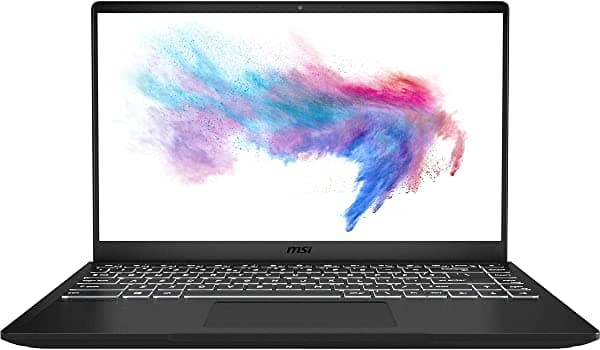 MSI Portátil profesional moderno 14: pantalla de bisel delgado nivel IPS de 14 pulgadas, Intel Core i3-10110U, UMA, 4 GB de RAM, 128 GBSSD, Win10Pro, gris carbón, Win10 PRO, gris carbón (B10MW-641) Modern 14 B10MW-641