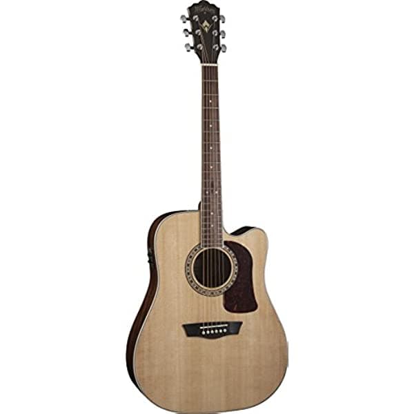 Washburn Heritage Series - hd10sce acoustic-electric Cutaway Guitarra Dreadnought Natural