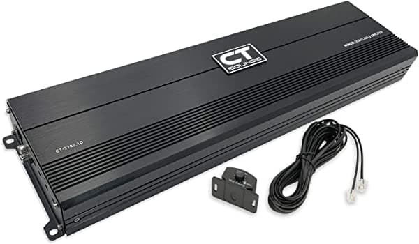 CT Sounds CT-3200-1D Class D - Amplificador monobloque de audio para automóvil, 3200 vatios RMS