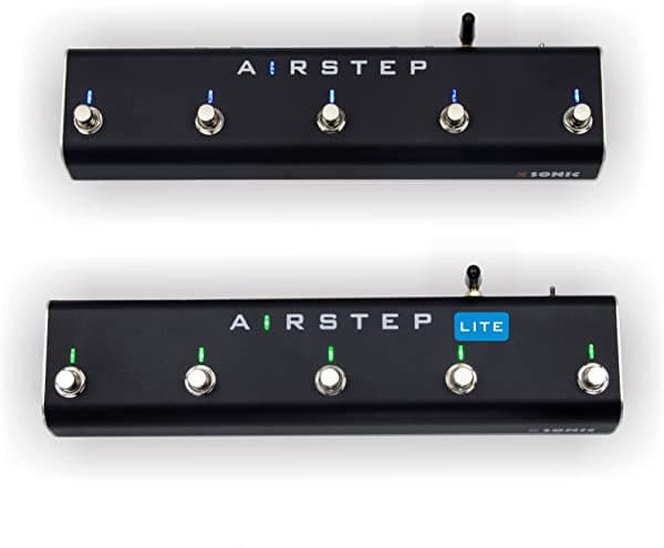 XSONIC Airstep Combo Smart Multi Controller con MIDI, HID, interruptor de 10 pies, 2 pedal de expresión, tiempo de reproducción de 300 horas, compatible con HX Stomp, Quad Cortex, DAW, Plugin, Youtube, controlador manos libres