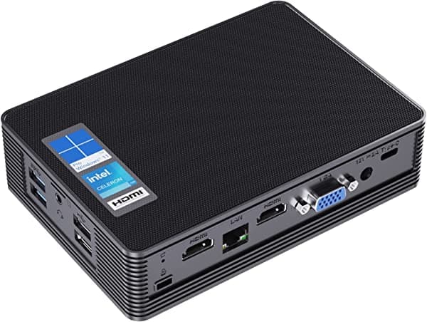 MeLE Mini PC, Mini PC Celeron N5105 de 16 GB LPDDR4 de 512 GB ROM, computadora de escritorio pequeña, microfactor de forma de PC con WiFi 6, BT 5.2, Gigabit Ethernet, USB 3.0, Dual 4K HDMI, 1 VGA para oficina/hogar PCG33