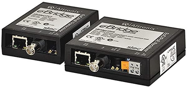 Altronix Solución IP y Poe sobre Coaxial, Negro, 1, EBRIDGE1PCRT
