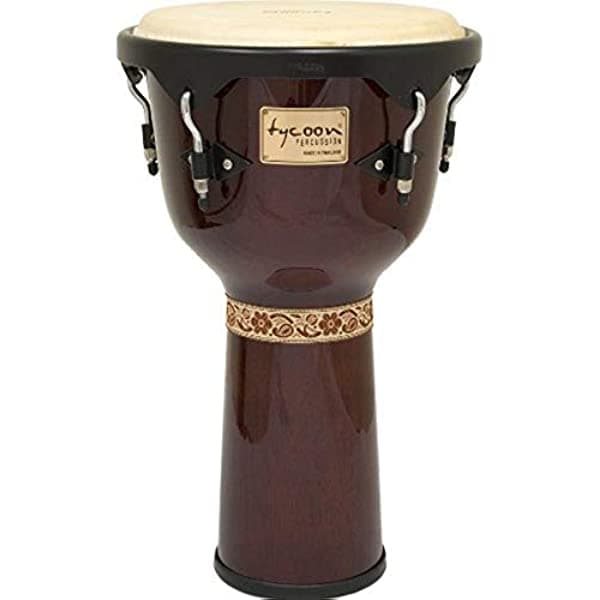 Tycoon Percussion 12 inch Artist Series Djembe - Acabado en caoba TJ-72 B M