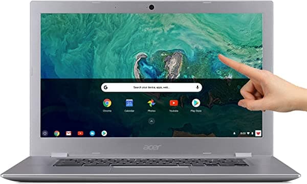 Amazon Renewed Acer Chromebook 15.6" IPS Full HD Intel Celeron N3350 1.10 GHz, 4GB LPDDR4, 32GB Flash Memory, HDR, webcam, Chrome OS (Reacondicionado)