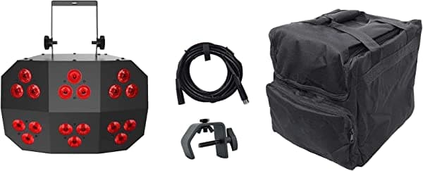 Chauvet DJ Wash FX 2 DMX RGB + UV Eye Candy efecto luz de pista de baile + bolsa + cable WASHFX2+RLB40+LC70+RDX3M25