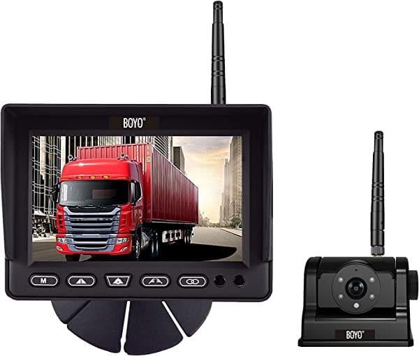 BOYO Vision VTCRH1 2.4 GHz Sistema de respaldo de vehículo AHD inalámbrico de 1 canal