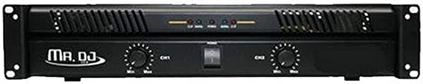 Mr. Dj AMP5800 1400W Max, amplificador de potencia de 2 canales serie dinámica