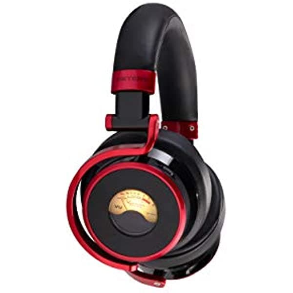Meters Ashdown OV-1-B Connect Editions - Audífonos Bluetooth con cancelación activa de ruido, color rojo y negro M-OV-1-B-C-BLACK & RED