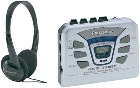 Panasonic RQCR15V AM/FM sintonizador digital Reproductor de casete personal