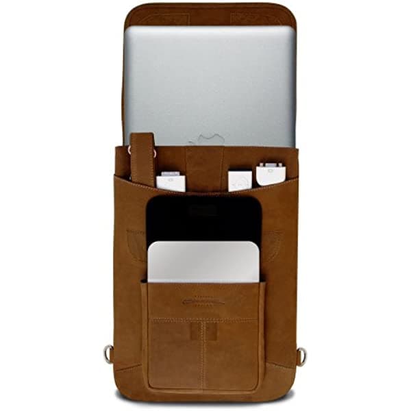 MacCase PREMIUM piel 11" MacBook Air Vuelo chamarra, Vintage MS-FJACKET-15-VI