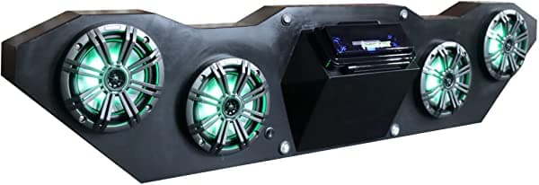 Galena SD CAN AM Defender RGB 6.5 Altavoces marinos de radio estéreo AM FM BT USB KT4BBT4RGB