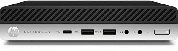 HP EliteDesk 800 G4 4CB30UT Mini Desktop (Intel Core i5-8500T, 8 GB DDR4 SDRAM, 256 GB SSD, Windows 10 Pro) 4CB30UT#ABA