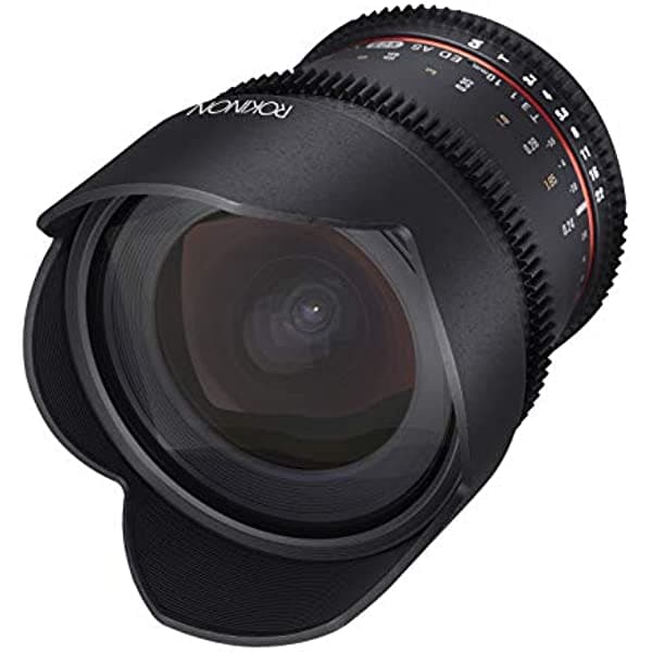 Rokinon Cine CV10M-MFT - Objetivo gran angular para cámaras Olympus y Panasonic Micro 4/3 (0.394 in, T3.1)