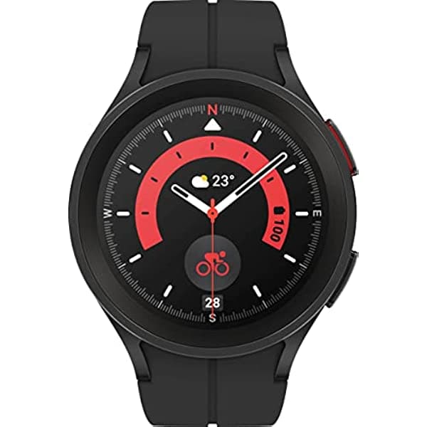 Samsung Galaxy Watch 5 PRO [2022] (1.772 in) Carcasa de titanio - (negro) SM-R920NZ