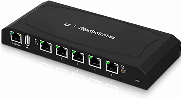 UBNT Systems EdgeSwitch XP ES-5XP - Conmutador Gigabit de 5 puertos de alimentación por Ethernet
