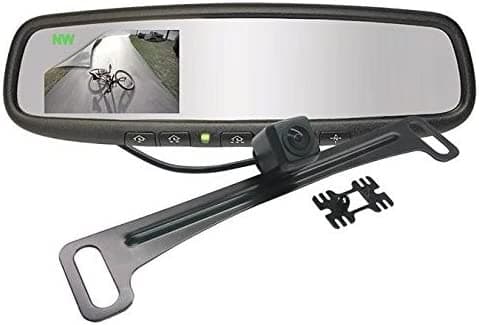 Gentex GENK3345S - Espejo retrovisor de alta definición con brújula, Homelink y cámara ‎GENK3345SC