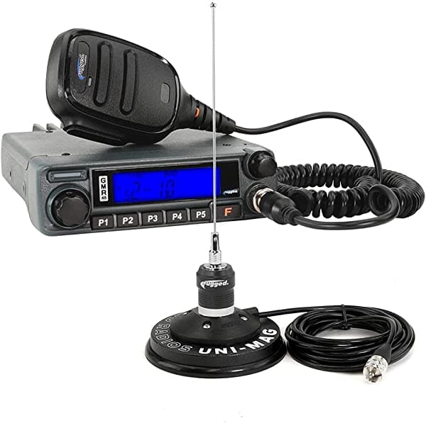 Rugged Radios GMR45 - Radio de 2 vías con kit de antena GMRS de largo alcance de 45 W RK-GMR45