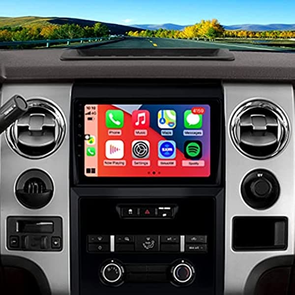 Dzxiaso Para Ford F150 Radio Actualización 2009 2010 2011 2012 Android Stereo 9" IPS Pantalla táctil 2G RAM 32G ROM Construido en Carplay inalámbrico Android Auto Free Camera