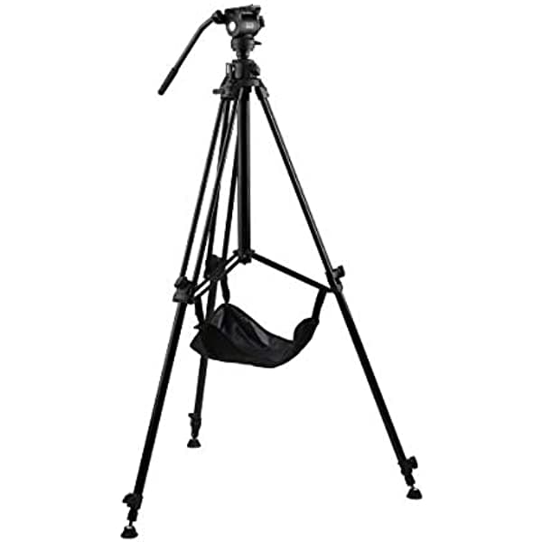 Kit de trípode de columna ascendente con Ga230 y Gh03F (E-Image) con bolsa de piedra, estuche de transporte y correa de hombro (capacidad recomendada de 11 lb) (EG03FA3)
