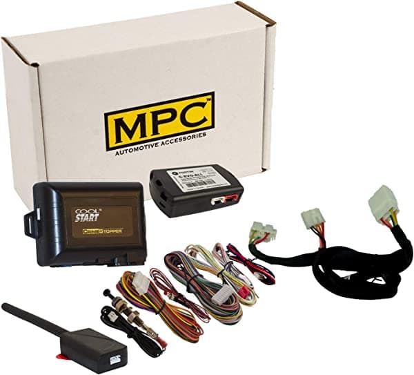 MPC Kit completo de arranque remoto de rango extendido de 5 botones de 1,500 pies para Kia Forte 2014-2016 - Key-to-Start - Gas - Semi Plug-n-Play - Firmware precargado B-3712-310