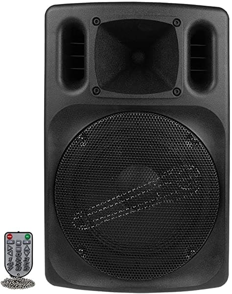 Audiopipe 15" - Altavoz profesional Bluetooth FM sintonizador USB / SD DJAP1580BT