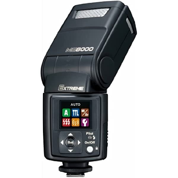 Nissin Speedlite mg 8000 Extreme Canon - Garantía de EE. UU. Negro NDMG8000C